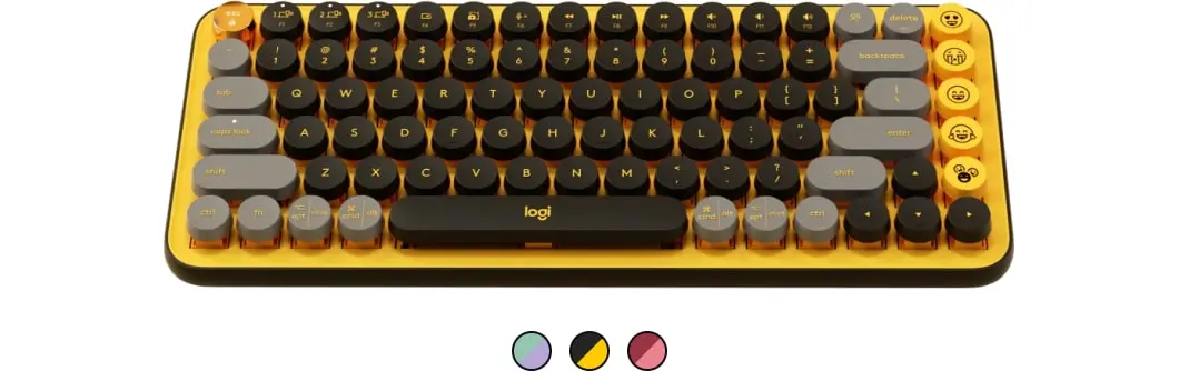 logitech pop keys yellow 1 opt - 2