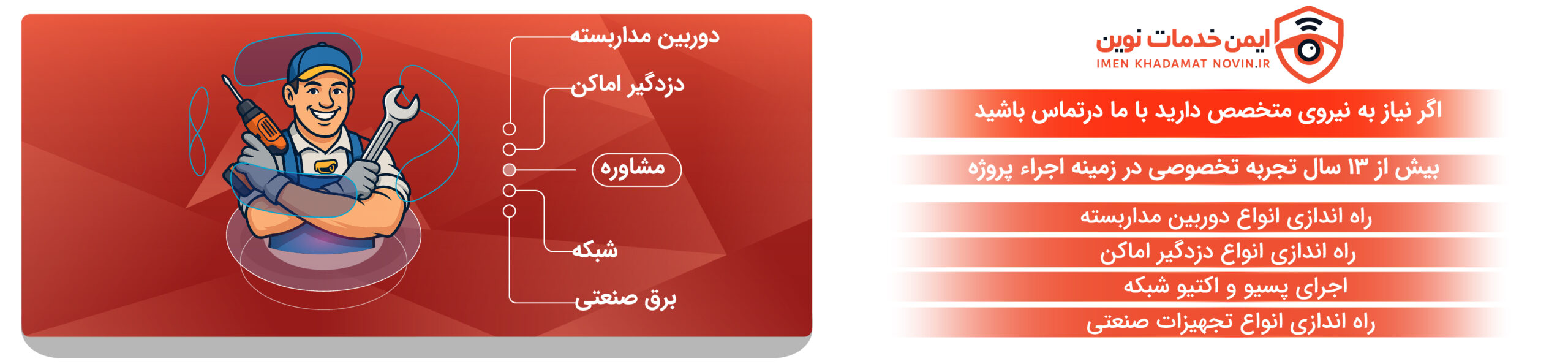 نصب دوربین مداربسته